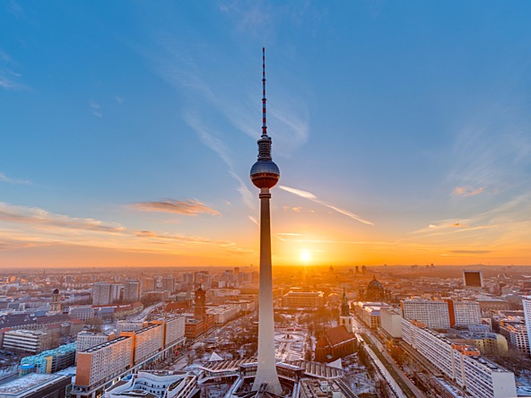 Berlin at sunset_crop